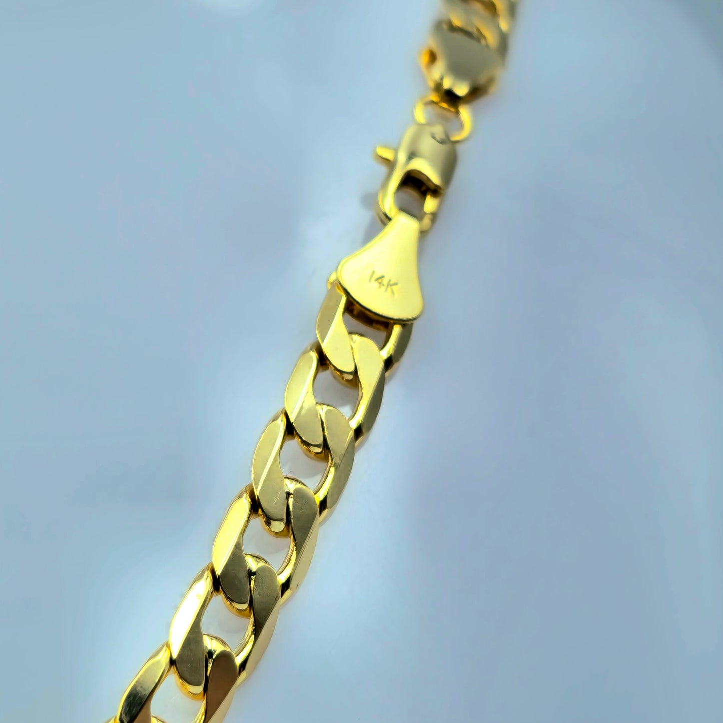 14K Gold-Plated Jesus Chain Cuban