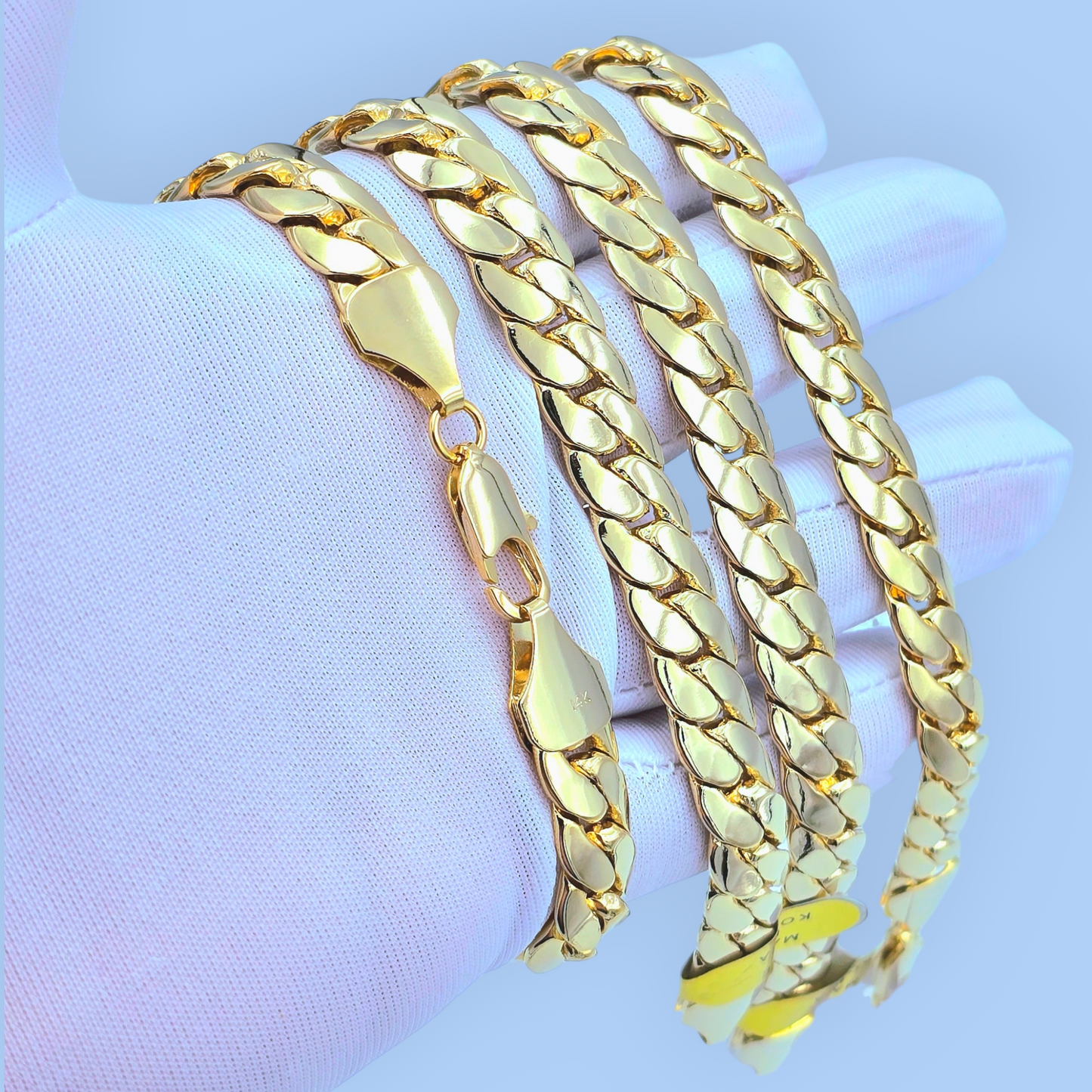 "14K Gold-Plated Cuban Link Bracelet – Unisex